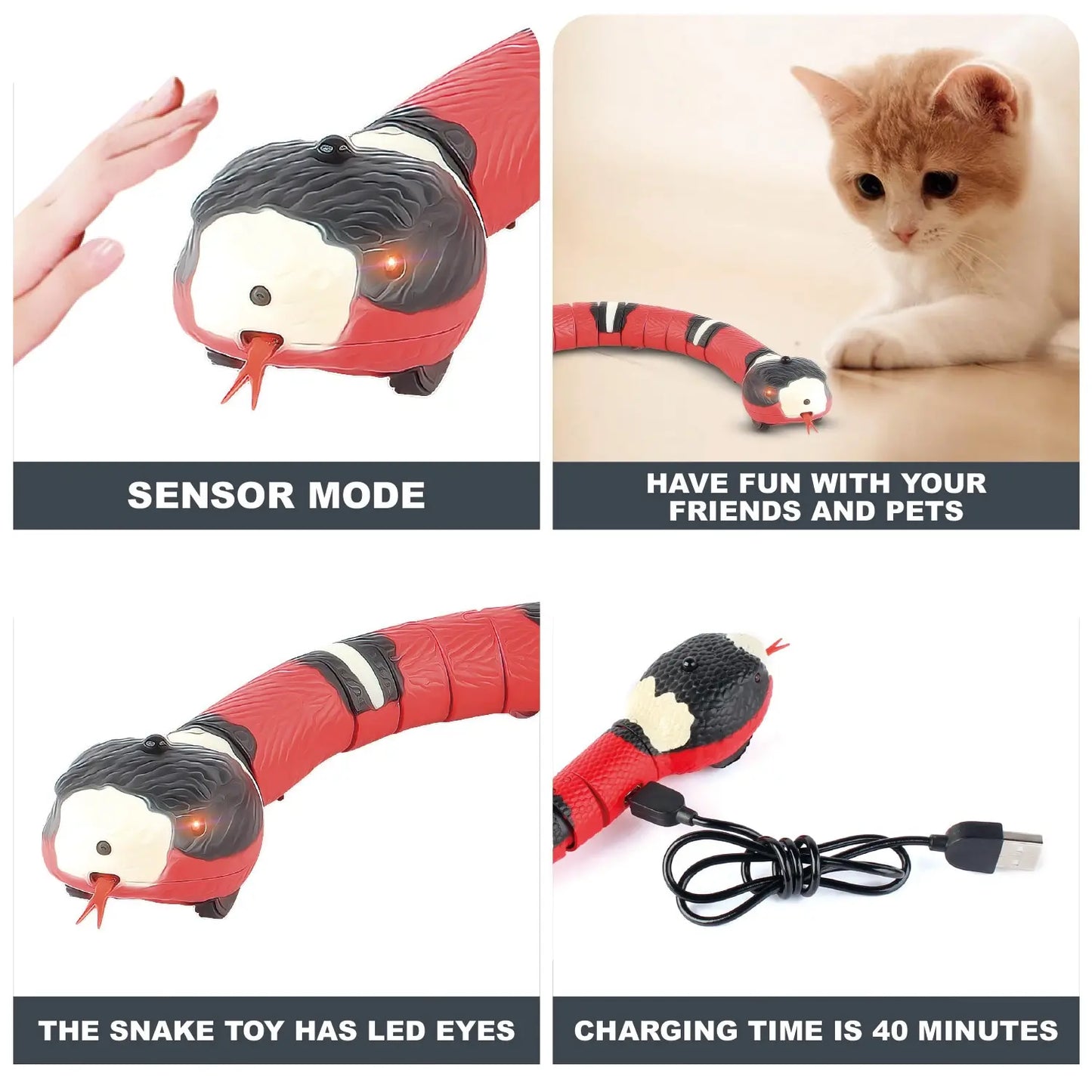 KittySlither™ Smart Sensing Cat Toys